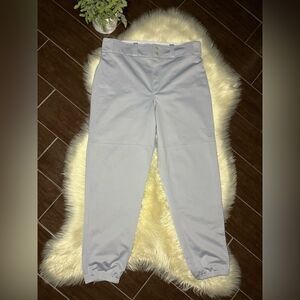 Nike grey baseball pants sz Large